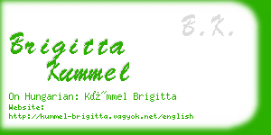 brigitta kummel business card